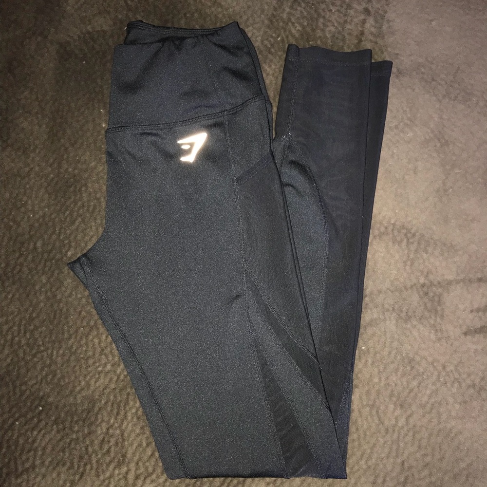 Gymshark leggings sleek sculpture black